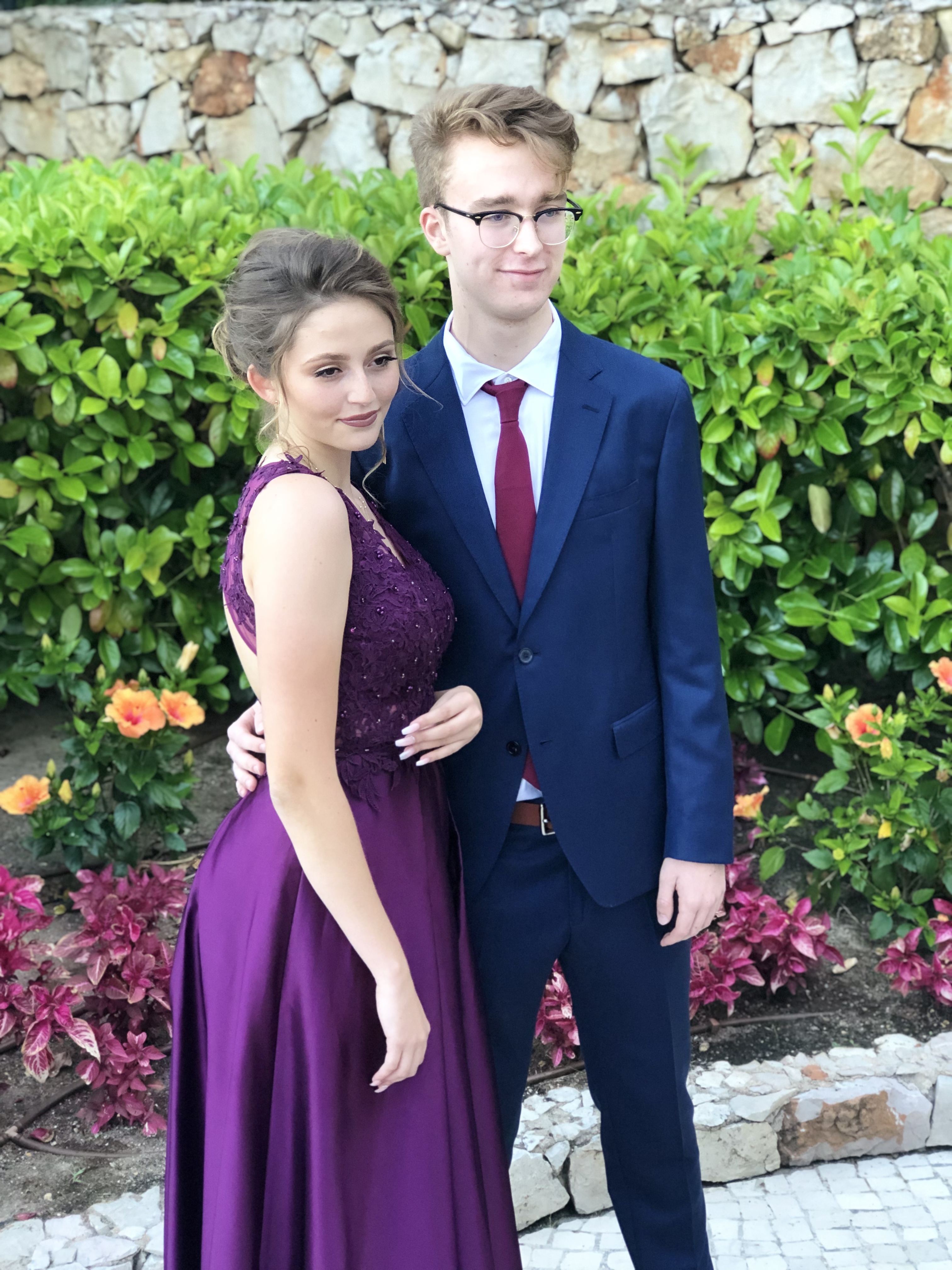 We went to prom together and I got nervous in front of your family